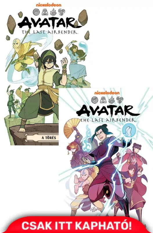 Kihagyhatatlan ajánlat AVATAR - Aang legendája: Törés + Füst és árnyék (képregény)