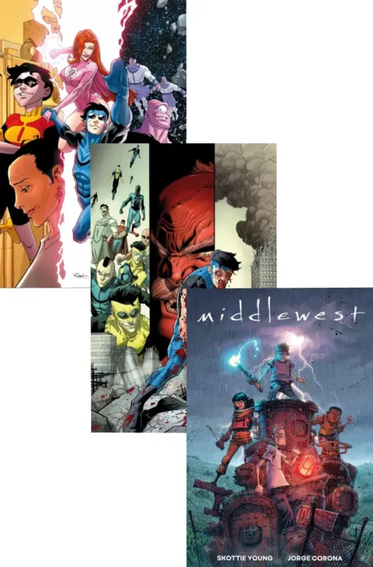 Middlewest - A - borító + Invincible - Legyőzhetetlen 5-6. kötet - Exclusive, limitált kiadás Szuper akció