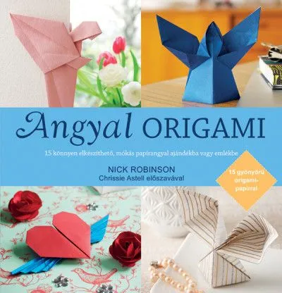 Angyal origami - Ajándék 15 ív különleges origami papírral Szuper ajánlat