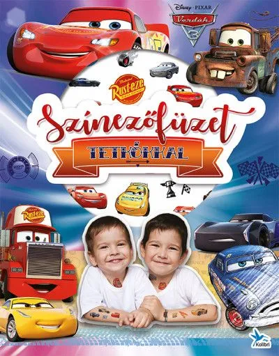 Színezőfüzet tetkókkal - Verdák 3. Legjobb ár