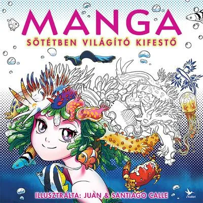 Manga - Sötétben világító kifestő Árengedmény