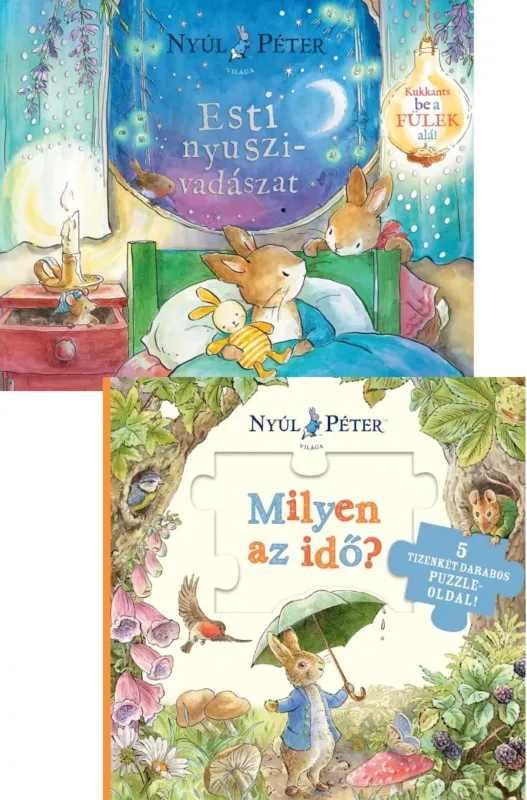 Kedvezmény Nyúl Péter világa - Milyen az idő? + Nyúl Péter világa - Esti nyuszivadászat