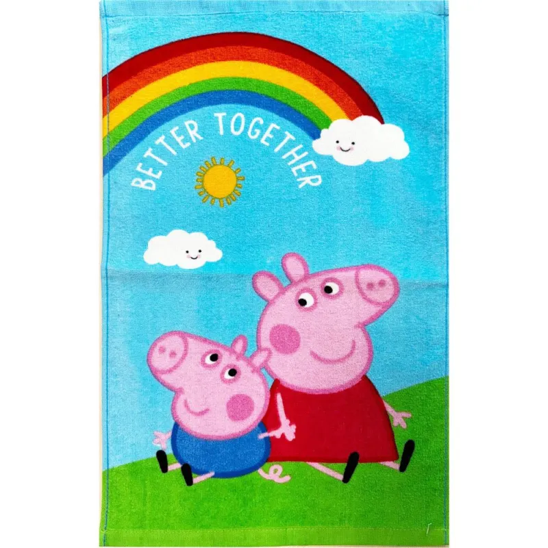Vásárlói kedvenc Peppa malac Together kéztörlő, arctörlő, törölköző 30x50 cm
