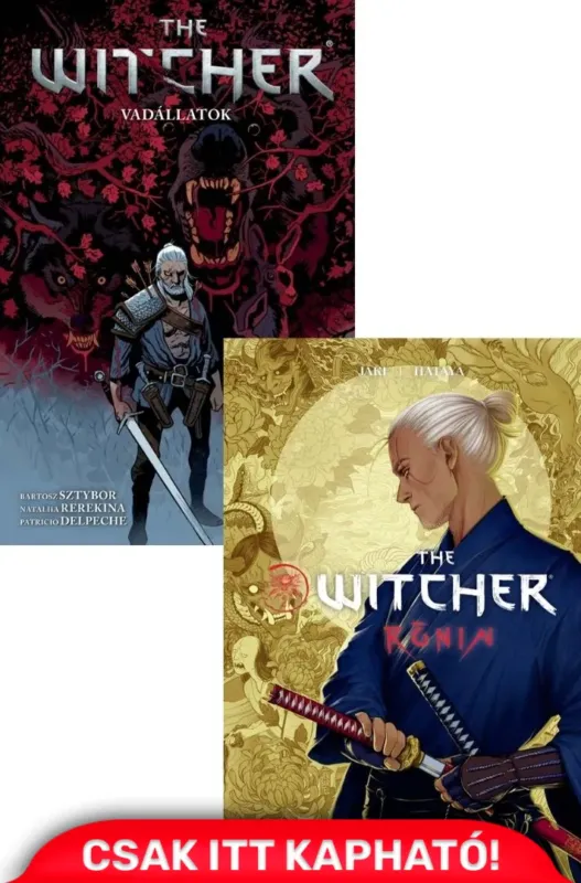 Azonnali szállítás The Witcher / Vaják: Vadállatok (képregény) + The Witcher / Vaják: Ronin (manga)