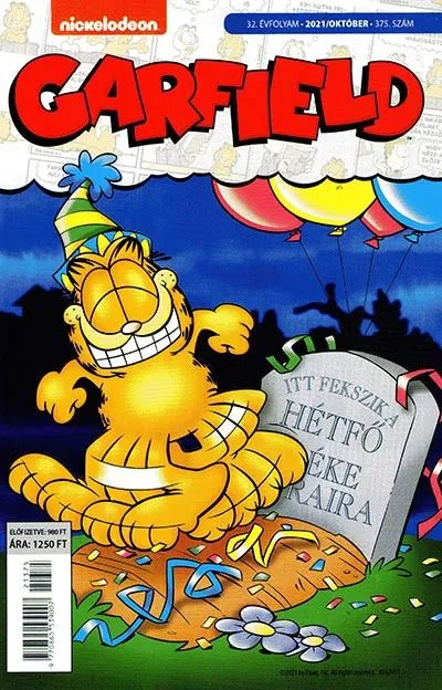 Garfield Magazin 375. Azonnali szállítás
