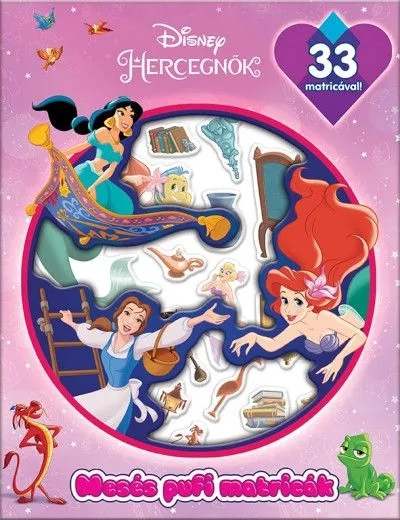 Hercegnők - Mesés pufi matricák Csak ma