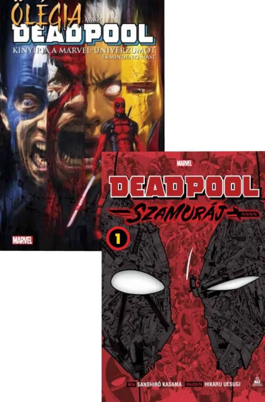 Deadpool: Szamuráj 1. (manga) + Ölégia, avagy Deadpool kinyírja a Marvel-univerzumot és mindenki mást (képregény) Bestseller