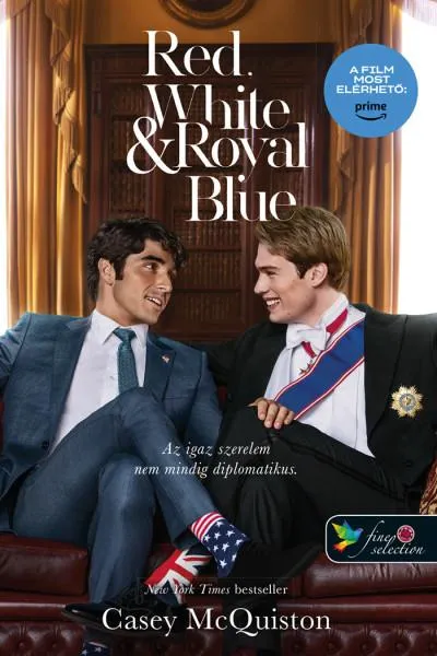 Red, White & Royal Blue - Vörös, fehér és királykék - filmes borítóval - Az igaz szerelem nem mindig diplomatikus Különleges ajánlat