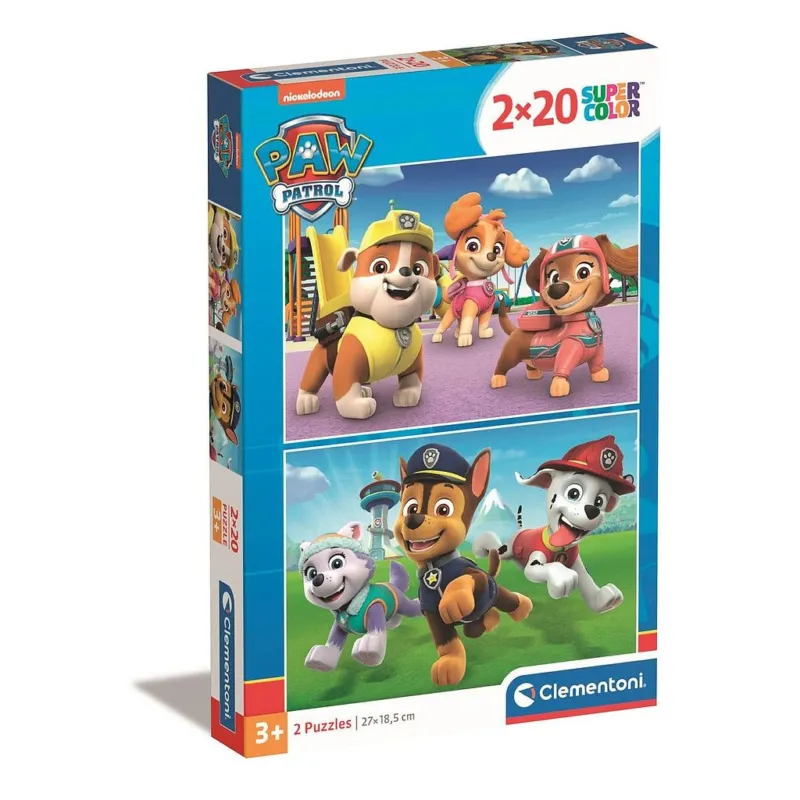 Olcsóbb Mancs Őrjárat Playground 2x20 db-os puzzle Clementoni