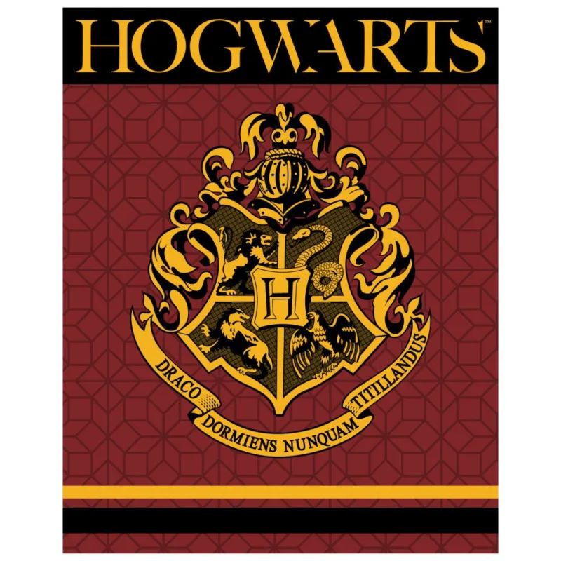 Harry Potter Crest coral fleece polár takaró 120x150cm Legkelendőbb