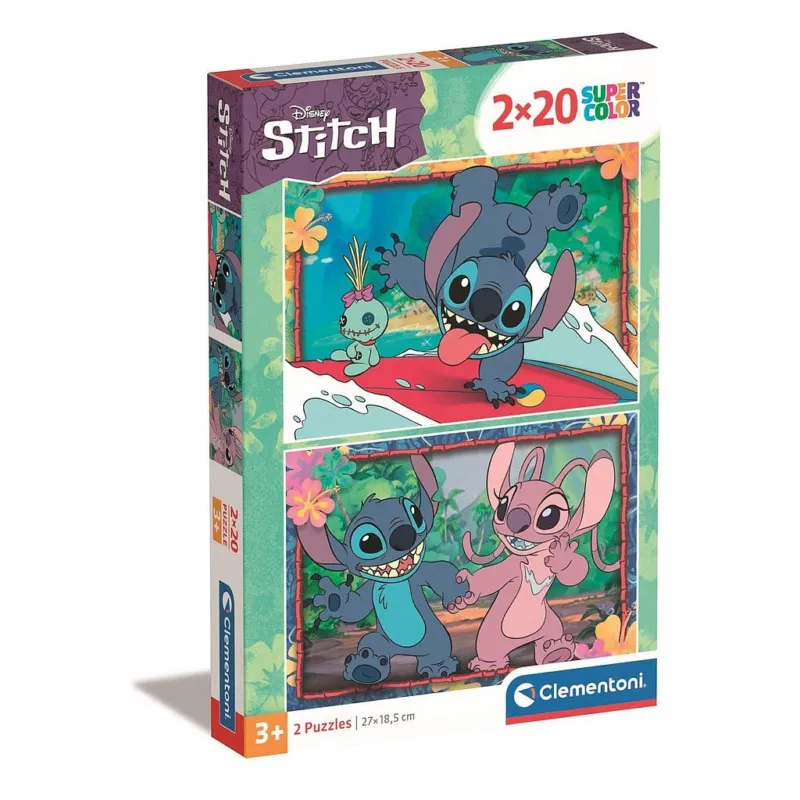 Disney Lilo és Stitch, A csillagkutya Angel 2x20 db-os puzzle Clementoni Nézd meg most