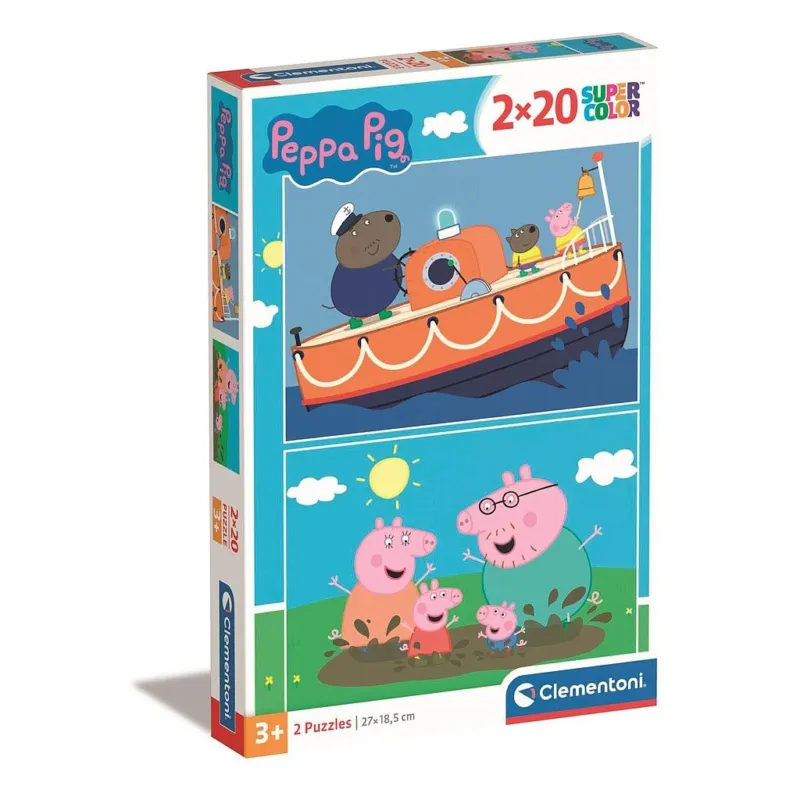 Peppa malac Free Day 2x20 db-os puzzle Clementoni Ajánlat