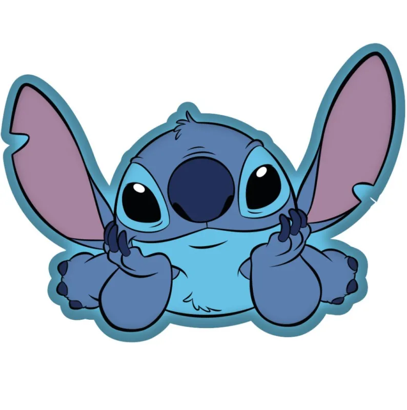 Újdonság Disney Lilo és Stitch, A csillagkutya On The Belly formapárna, díszpárna 35 cm