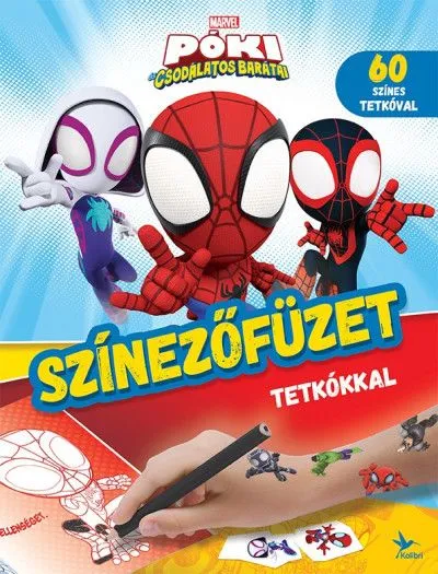Színezőfüzet tetkókkal - Póki és csodálatos barátai Rendeld meg most