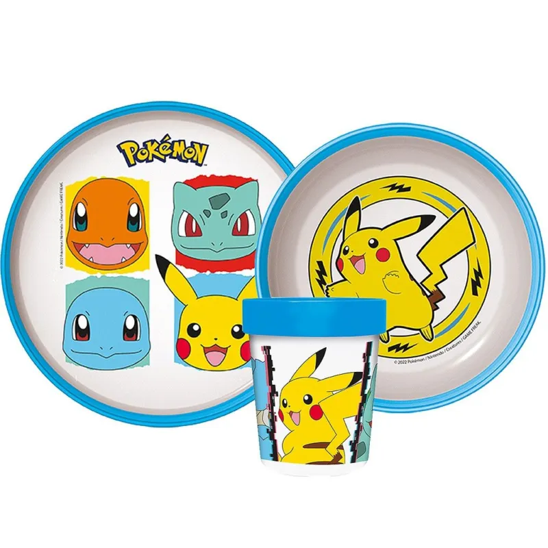 Nézd meg most Pokémon csúszásmentes étkészlet, micro műanyag szett