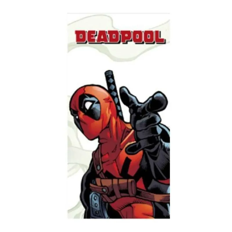 Szuper akció Deadpool Finger gun fürdőlepedő, strand törölköző 70x140cm (Fast Dry)