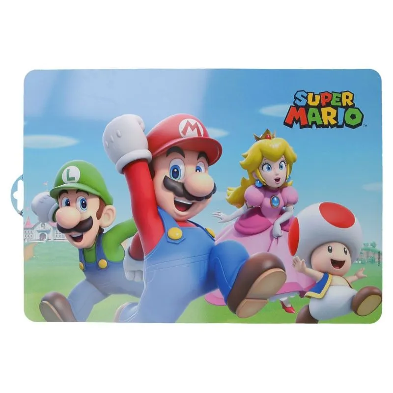 Korlátozott ajánlat Super Mario Mushroom Kingdom tányéralátét 41x29 cm
