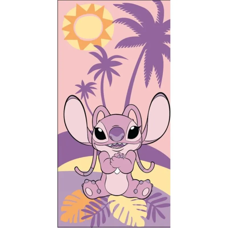 Biztonságos fizetés Disney Lilo és Stitch, A csillagkutya Paradise fürdőlepedő, strand törölköző 70x140cm (Fast Dry)