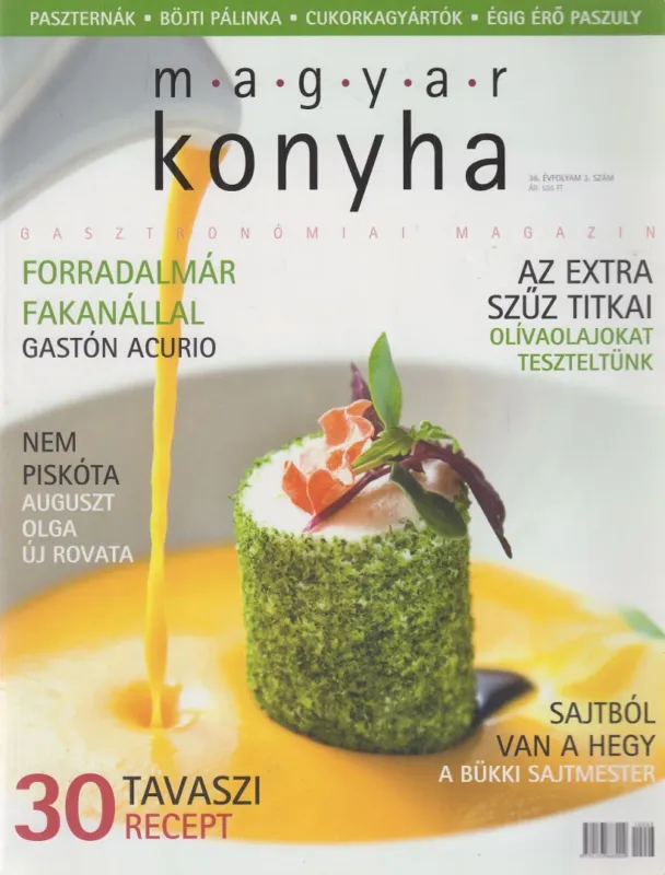 Magyar Konyha 36. évfolyam 3. szám Expressz szállítás