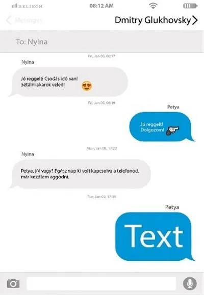 Text Rendeld meg most