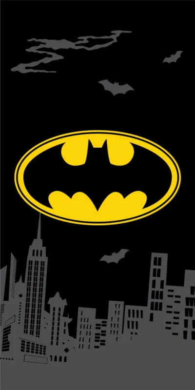Batman The Emblem fürdőlepedő, strand törölköző 70x140cm Árcsökkenés