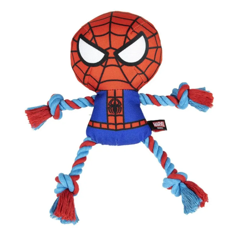 Biztonságos fizetés Pókember Hero sípoló kötél kutyajáték 26 cm