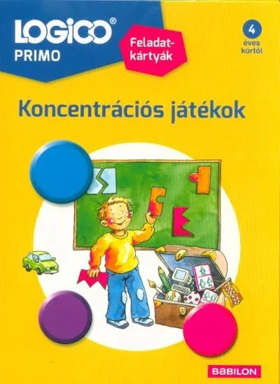 Logico Primo: Koncentrációs játékok /Feladatkártyák Legkelendőbb