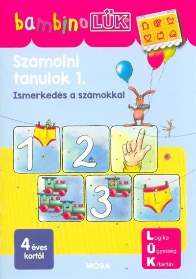 Számolni tanulok 1. - Ismerkedés a számokkal /BambinoLÜK Expressz kézbesítés