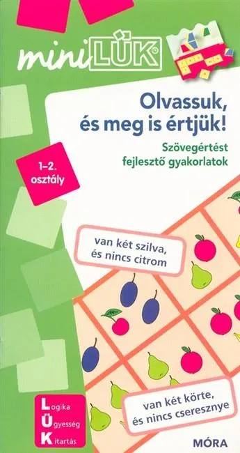 Olvassuk és meg is értjük - Szövegértést fejlesztő gyakorlatok /MiniLÜK Akciós ár