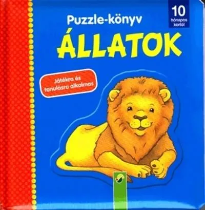 Csak ma Puzzle-könyv: Állatok /10 hónapos kortól