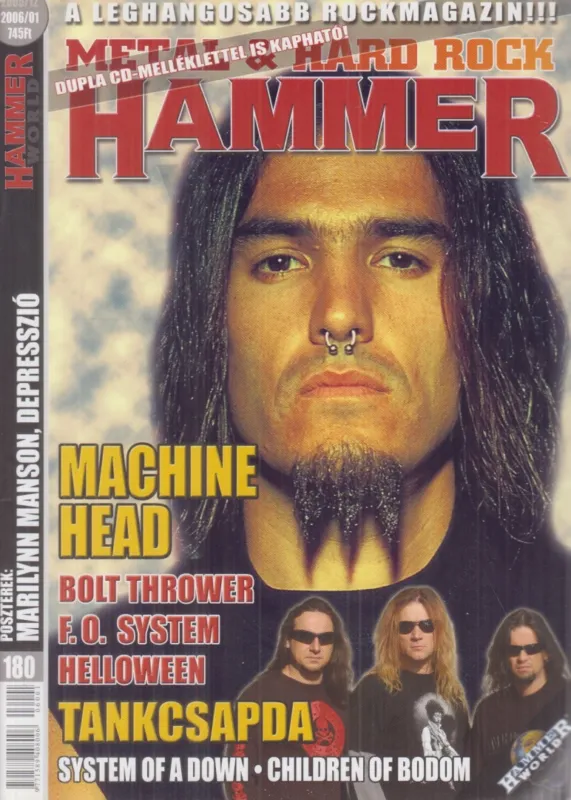 Legnépszerűbb Metal & Hard Rock Hammer World 2006/01.