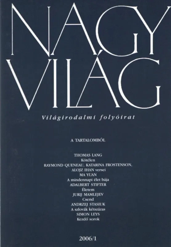 Nagyvilág 2006/1 Népszerű