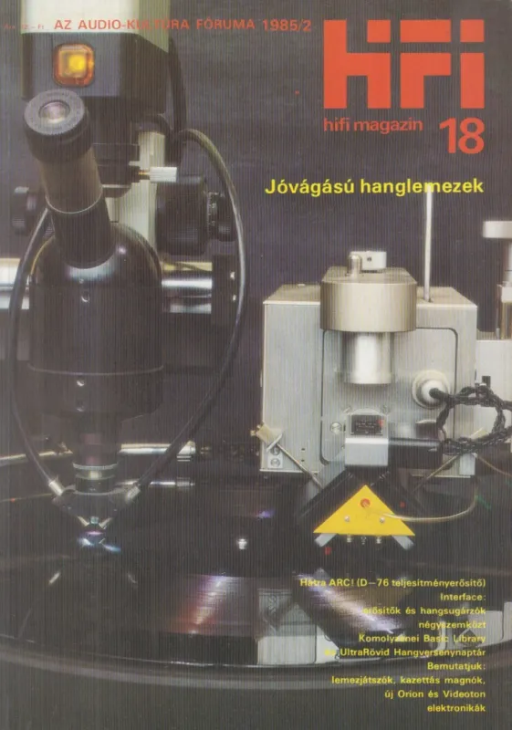 Hifi magazin 18. 1985/2. Szuper akció
