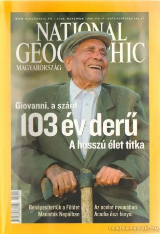 Kedvezmény National Geographic Magyarország 2005. November 11. szám