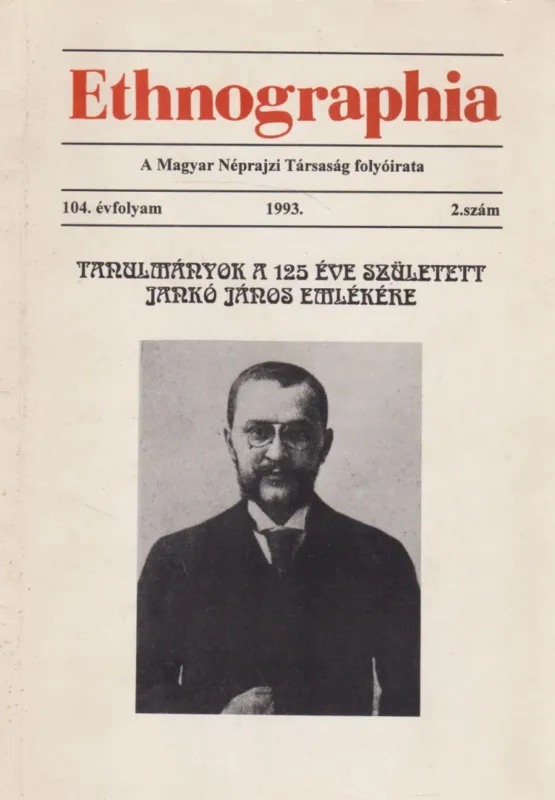 Kedvezmény Ethnographia 1993. / 104. évfolyam 2. szám