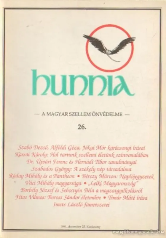 Olcsó Hunnia 26. 1991. december