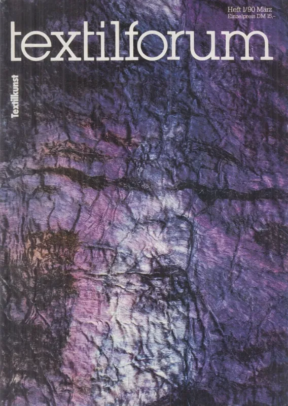 Akció Textilforum Heft 1/90 März