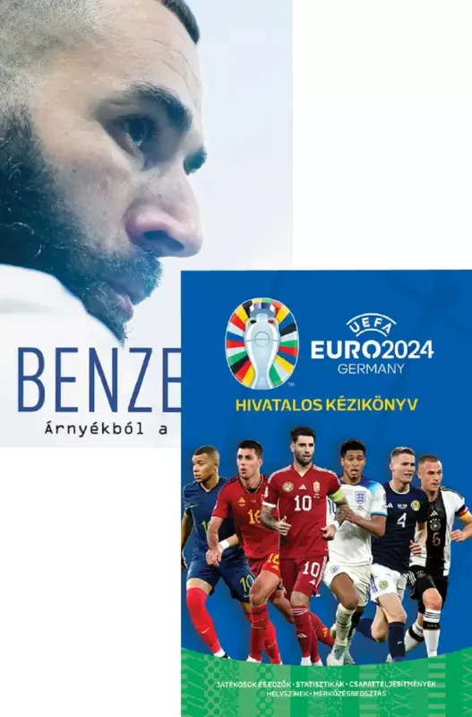 UEFA Euro 2024 - Hivatalos kézikönyv + Benzema - Árnyékból a fényre Csak ma
