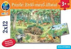 Akciós ár Puzzle: Erdők-mezők állatai