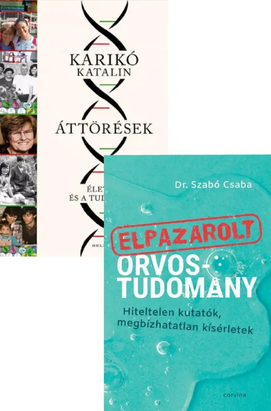 Exkluzív ajánlat Elpazarolt orvostudomány + Áttörések - Életem és a tudomány