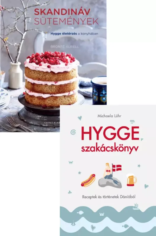 Hygge szakácskönyv + Skandináv sütemények Különleges ajánlat