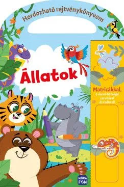Hordozható rejtvénykönyvem - Állatok Olcsó