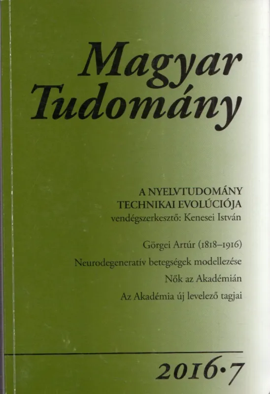 Magyar tudomány 2016/7 Gyors kiszállítás