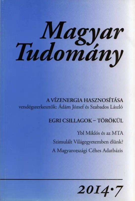 Magyar tudomány 2014/7 Kedvezményes ár