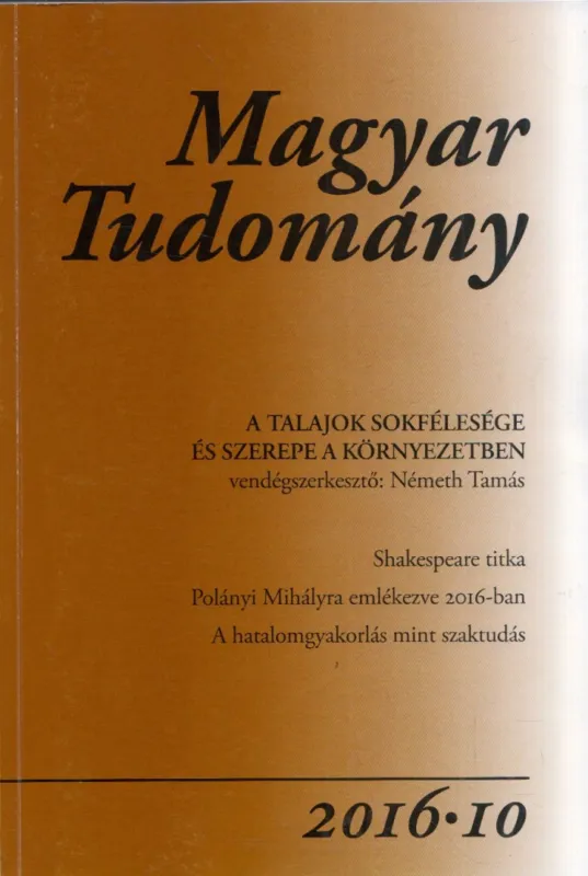 Legnépszerűbb Magyar tudomány 2016/10