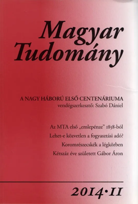 Magyar tudomány 2014/11 Vedd meg online