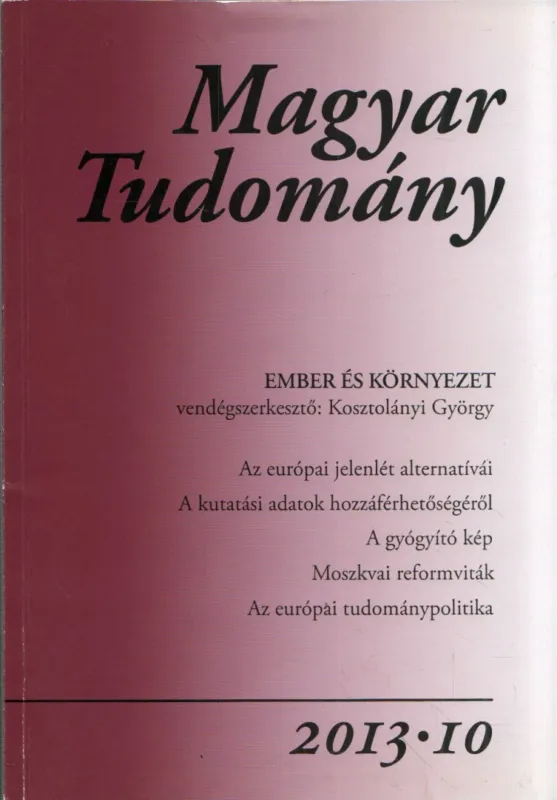 Legjobb ár Magyar tudomány 2013/10