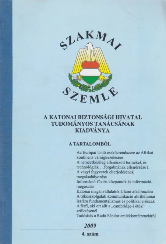 Akció Szakmai Szemle 2009/4. szám