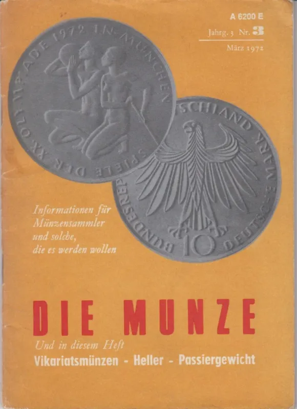 Die Münze 1972. März Akció