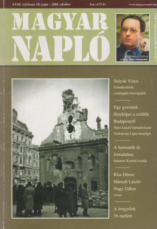 Magyar Napló 2006. október Legjobb ár